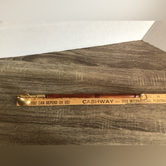 Vtg Brass and Wood Candle Snuffer - Picture 13 of 16
